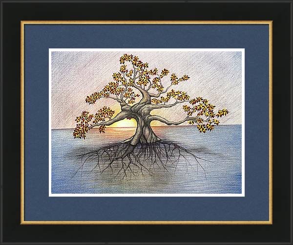 Image of Tree of Life Framed Archival Paper Print 24 x 18 inches
